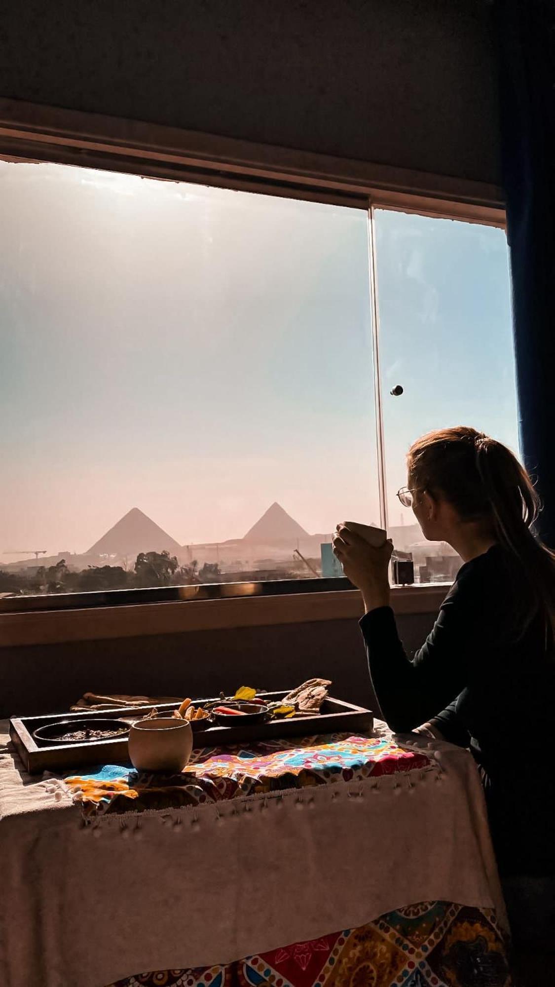 King Tout Hotel Pyramids View Le Caire Extérieur photo